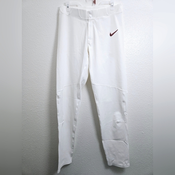 Nike Vapor Select White Long Baseball Pants size M - Picture 1 of 8